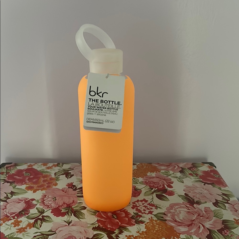 bkr Bright Orange Demi Water Bottle 22 oz Zsa Zsa